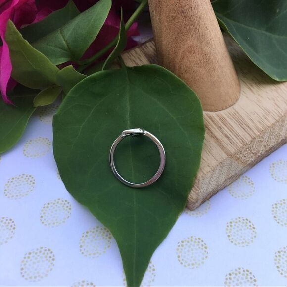 Sterling Silver Moon and Star Toe Ring - Picture 4 of 5